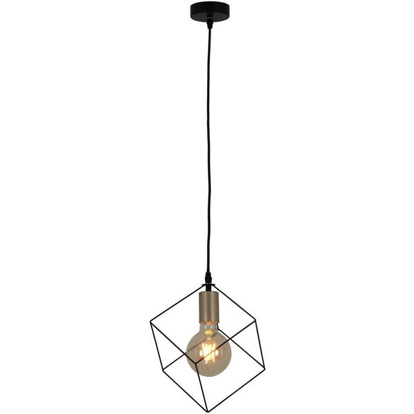 näve Pendelleuchte Canto, ohne Leuchtmittel, 1-flammig Hängeleuchte, Pendelleuchte, 1xE27 max.40W, Farbe: schwarz