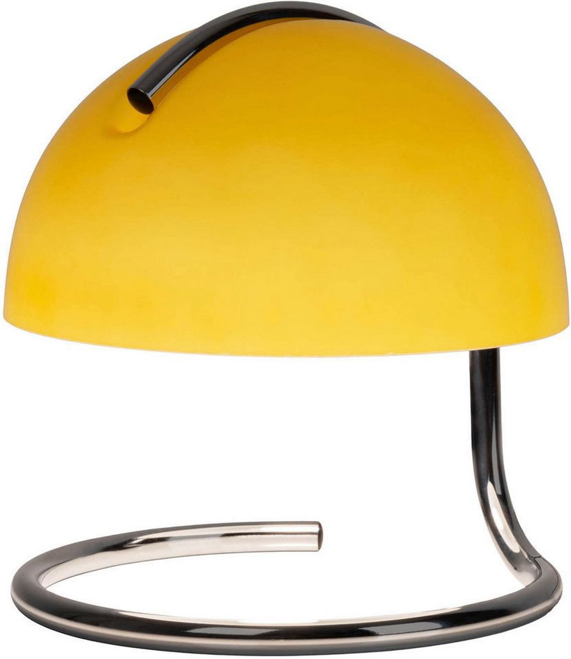 näve Tischleuchte Burano, ohne Leuchtmittel, halbkugelförmiger Glasschirm, 1x E27, Zuleitung schwarz 150cm – Bild 5 von 5