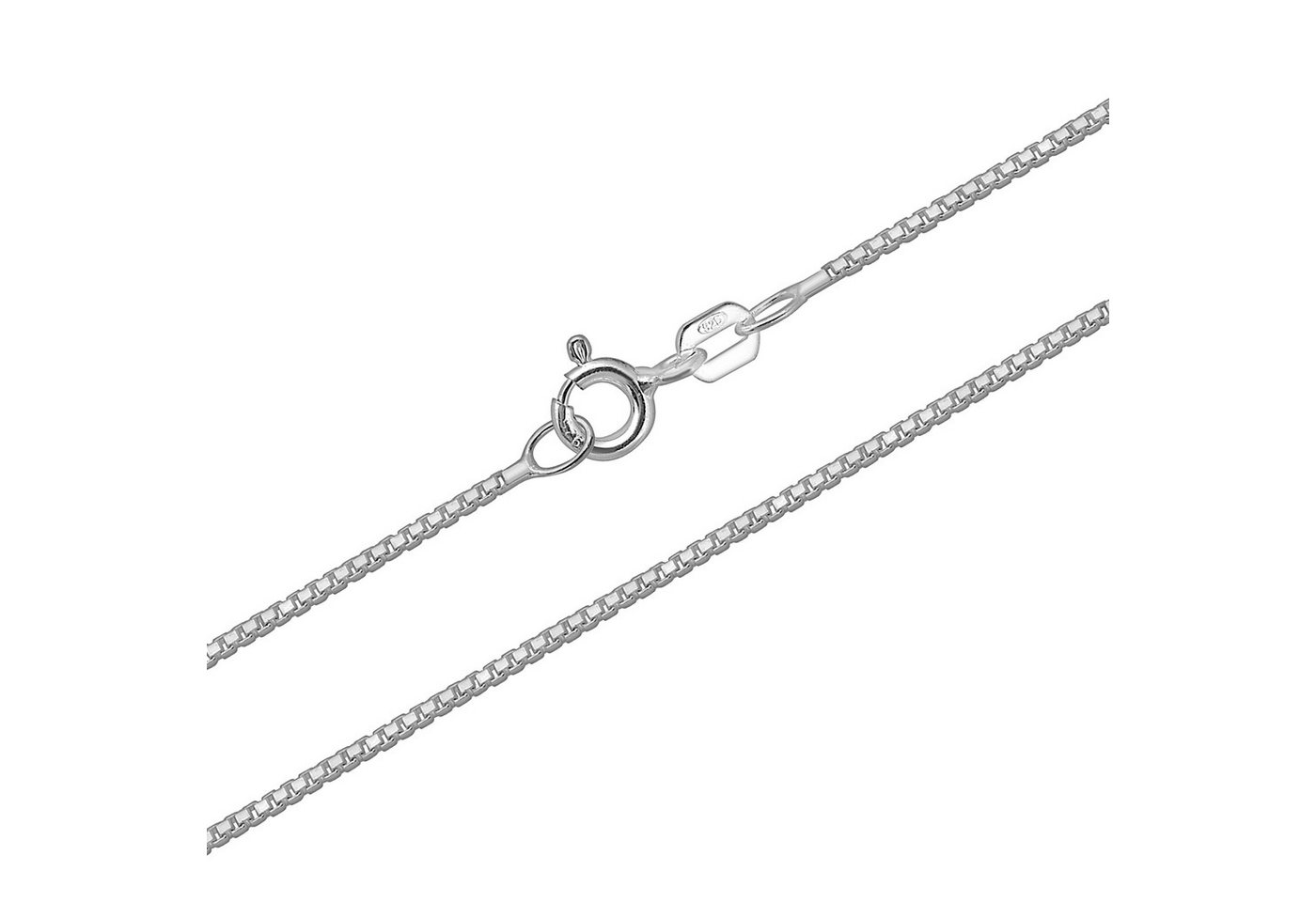 NAHLE Kette mit Anhänger Silberkette Infinity Unendlichkeitsschleife (inkl. Schmuckbox), 925 Silber Anhänger mit Zirkonia - rhodiniert – Bild 4 von 5