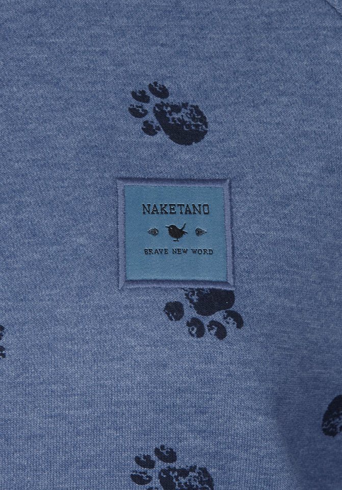 naketano Hoodie Kapuzenpullover Baumwolle, weich, Kapuze, Kängurutasche, Streetwear (Spar-Set, Lieblingsstück) Hoodie, weiche Sweatware, Rippbündchen, Känguruta – Bild 3 von 5