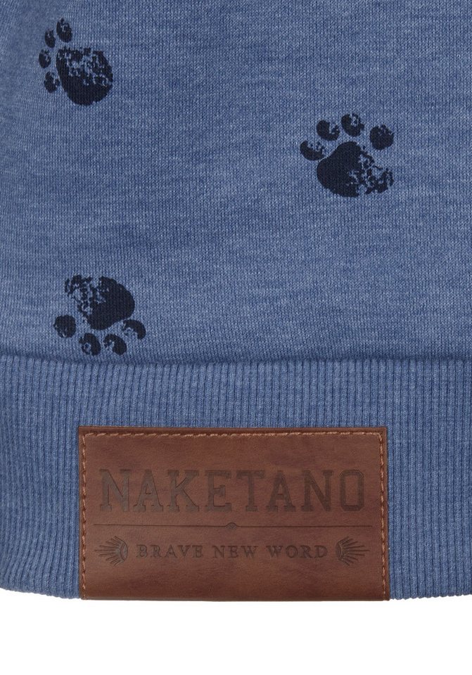 naketano Hoodie Kapuzenpullover Baumwolle, weich, Kapuze, Kängurutasche, Streetwear (Spar-Set, Lieblingsstück) Hoodie, weiche Sweatware, Rippbündchen, Känguruta – Bild 5 von 5