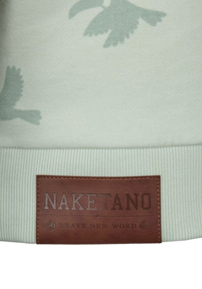 naketano Hoodie Kapuzenpullover Baumwolle, weich, Kapuze, Kängurutasche, Streetwear (Spar-Set, Lieblingsstück) Hoodie, weiche Sweatware, Rippbündchen, Känguruta – Bild 5 von 5