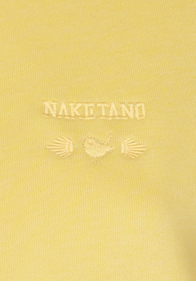 naketano Hoodie Kapuzenpullover Baumwolle, weich, Kapuze, Kängurutasche, Streetwear (Spar-Set, Lieblingsstück) Hoodie, weiche Sweatware, Rippbündchen, Känguruta – Bild 3 von 5