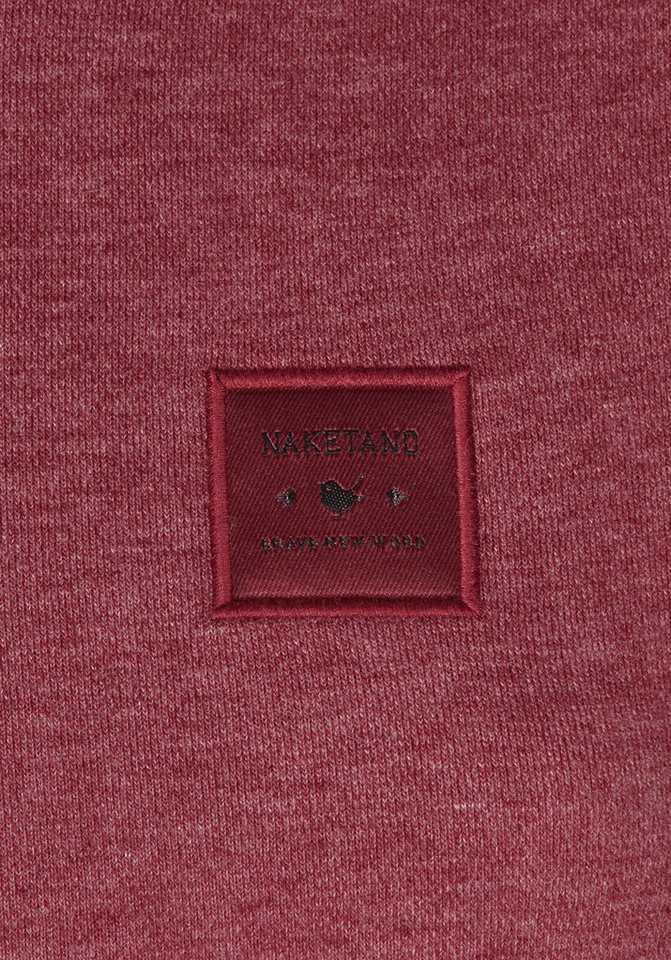 naketano Hoodie Kapuzenpullover Baumwolle, weich, Kapuze, Kängurutasche, Streetwear (Spar-Set, Lieblingsstück) Hoodie, weiche Sweatware, Rippbündchen, Känguruta – Bild 3 von 5