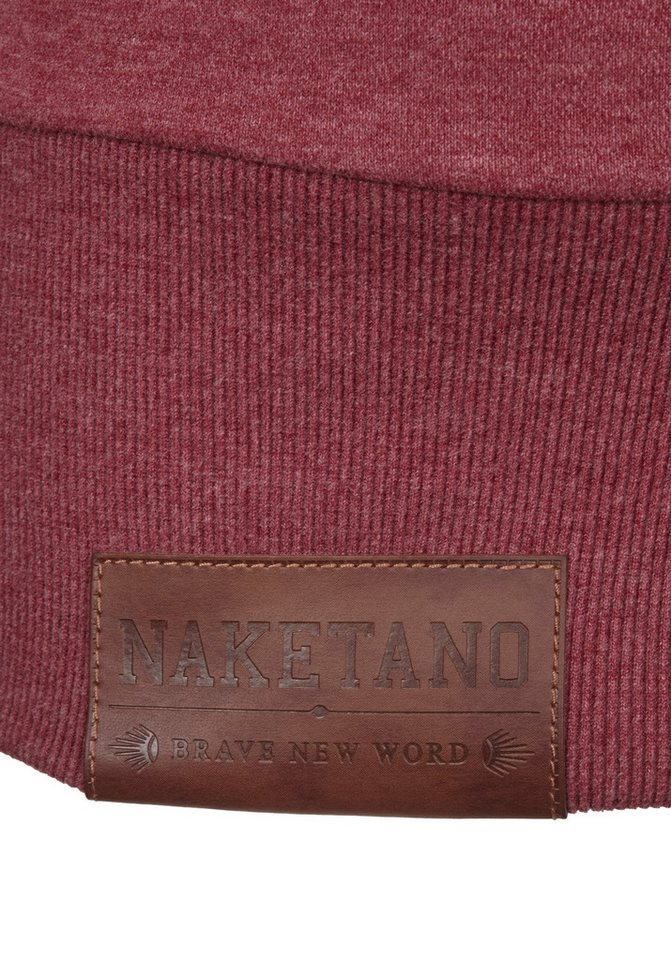 naketano Hoodie Kapuzenpullover Baumwolle, weich, Kapuze, Kängurutasche, Streetwear (Spar-Set, Lieblingsstück) Hoodie, weiche Sweatware, Rippbündchen, Känguruta – Bild 5 von 5