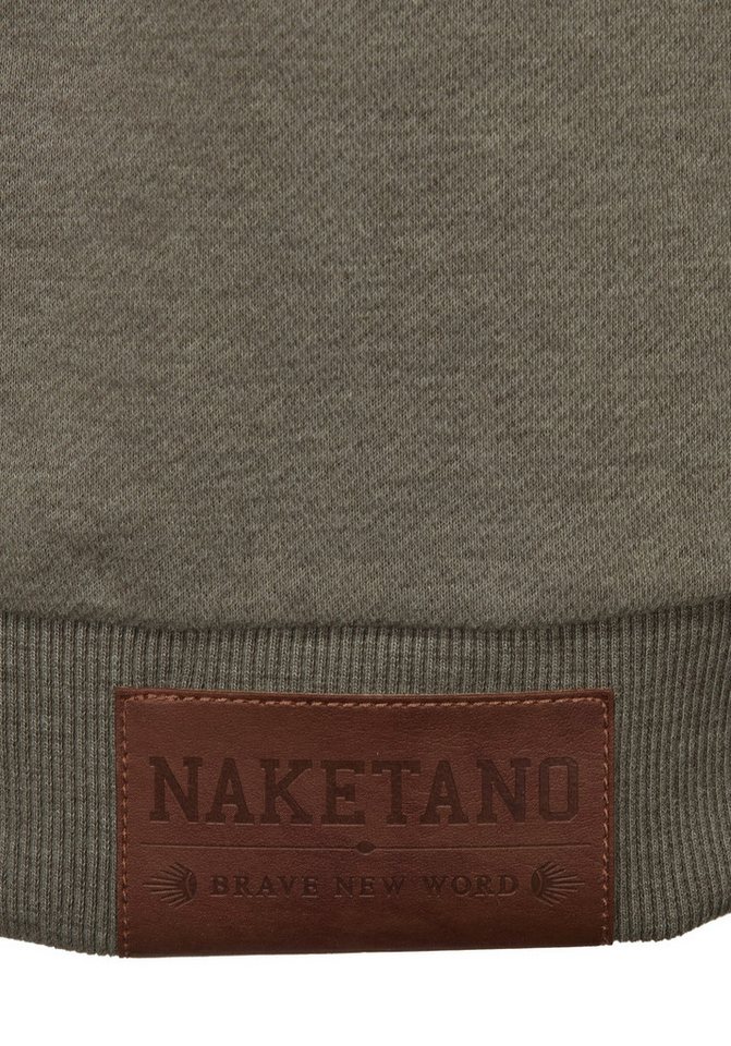 naketano Hoodie Kapuzenpullover Baumwolle, weich, Kapuze, Kängurutasche, Streetwear (Spar-Set, Lieblingsstück) Hoodie, weiche Sweatware, Rippbündchen, Känguruta – Bild 5 von 5