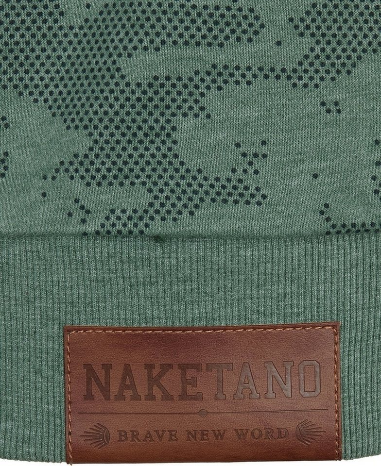 naketano Kapuzenpullover Schwarzkopf – Bild 4 von 5