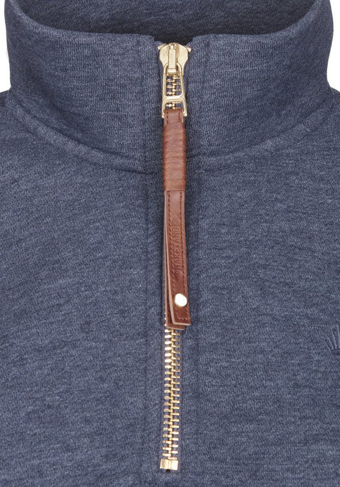 naketano Sweatshirt Pullover Damen Baumwolle, Rundhals, weich, Streetwear, casual (Spar-Set, Kollektiv) Sweatshirt, Sweater, weiche Sweatware, Rippbündchen, Lou – Bild 3 von 5