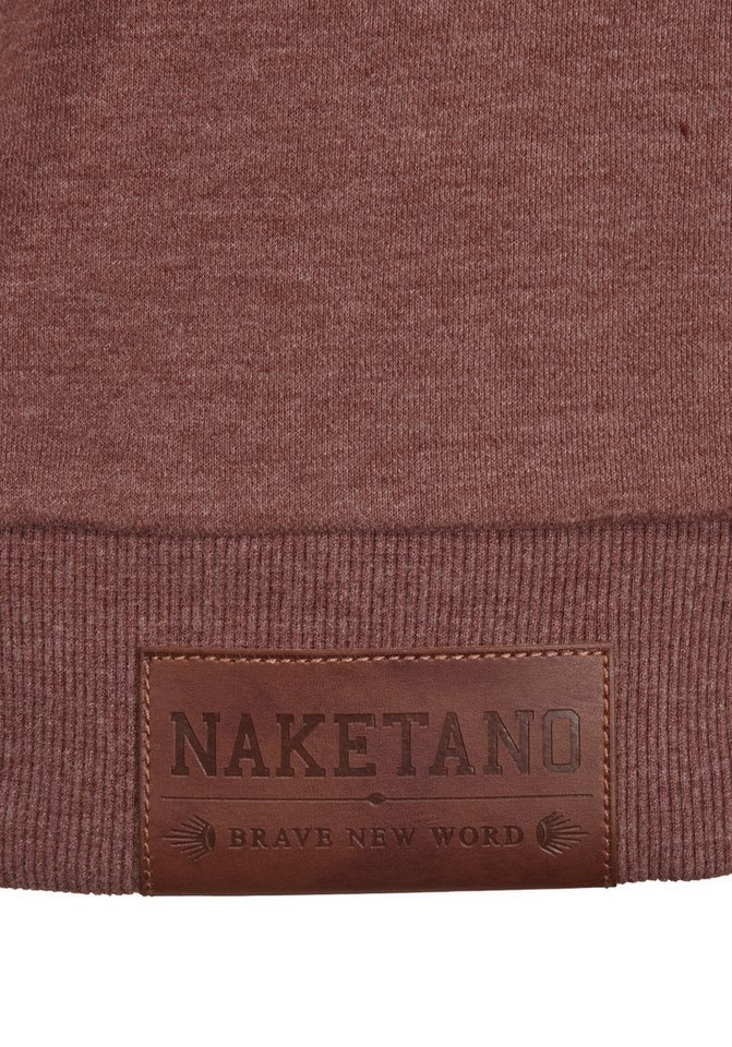 naketano Sweatshirt Pullover Herren Baumwolle, Rundhals, weich, Streetwear, casual (Spar-Set, Hakenschorsch) Sweatshirt, Sweater, weiche Sweatware, Rippbündchen – Bild 5 von 5