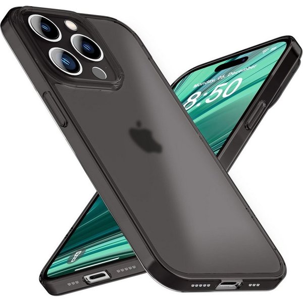 Nalia Smartphone-Hülle Apple iPhone 14 Pro Max 17 cm (6,7 Zoll), Extrem Dünnes Mattes Hardcase / 0,3mm Schlanke Hülle / Durchscheinend