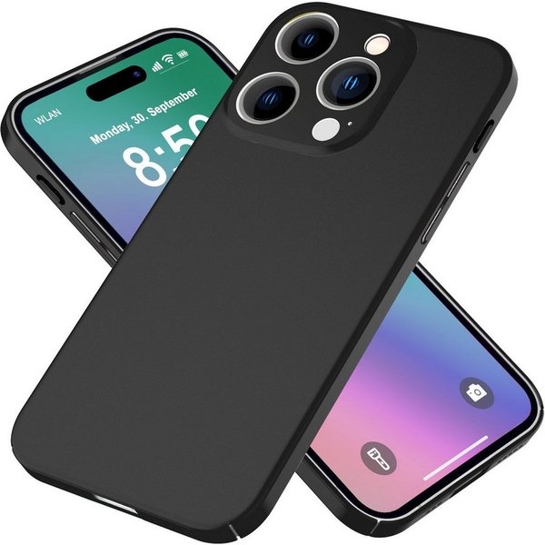 Nalia Smartphone-Hülle Apple iPhone 16 Pro Max 17,5 cm (6,9 Zoll), Ultra Dünne Hülle / Matt Hardcase / 0,5mm Slim-Fit / Anti-Fingerprint