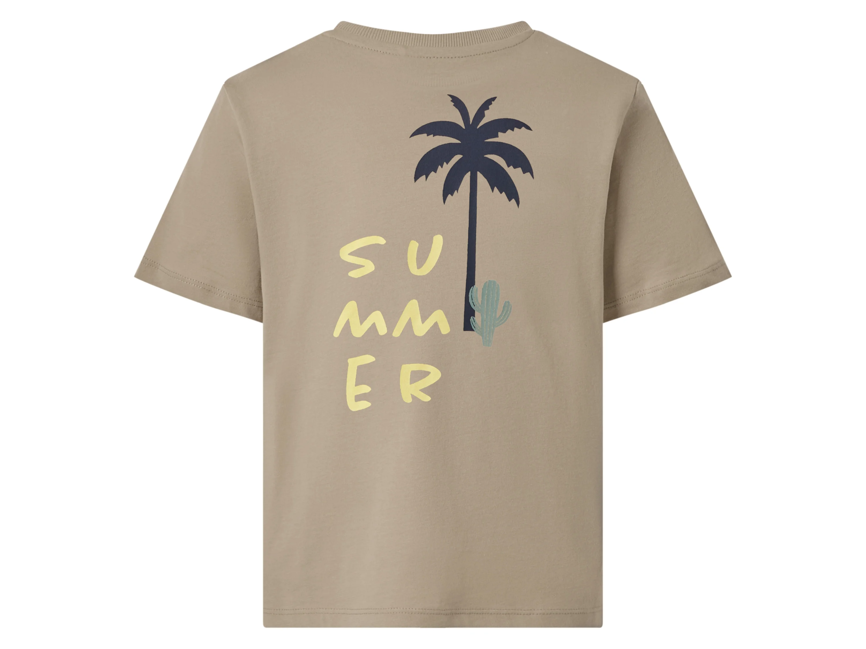 NAME IT Kleinkinder T-Shirt (Beige, 122/128) – Bild 2 von 2