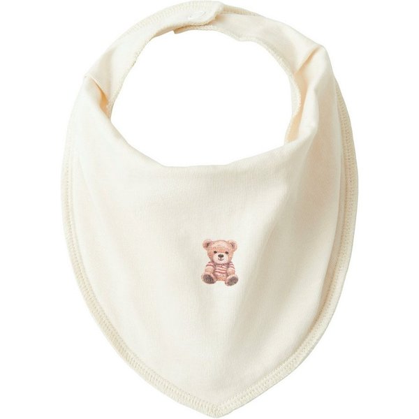 Name It Lätzchen Baby Halstuch mit Print und Druckknopfverschluss Sandshell-ONE SIZE, (1-St)