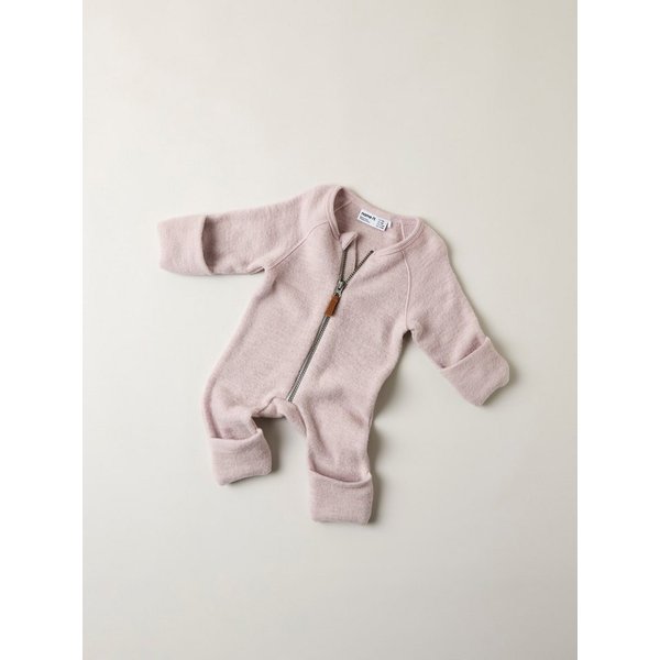 Name It Overall NBFWMINO WOOL BRU LS SUIT NOOS Wolle