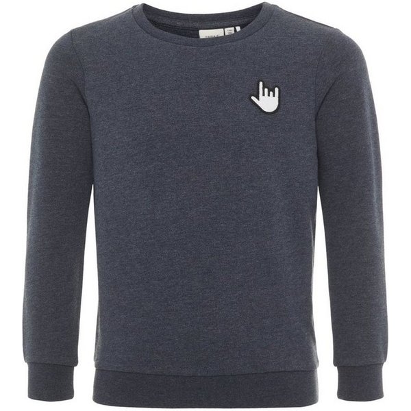 Name It Rundhalspullover Mädchen Sweater/Pullover NKFBERBEL LS SWEAT UNB NOOS