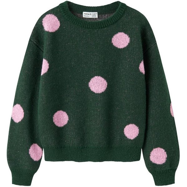 Name It Rundhalspullover NKFOLISA LS KNIT BF Kunstfaser, regular fit
