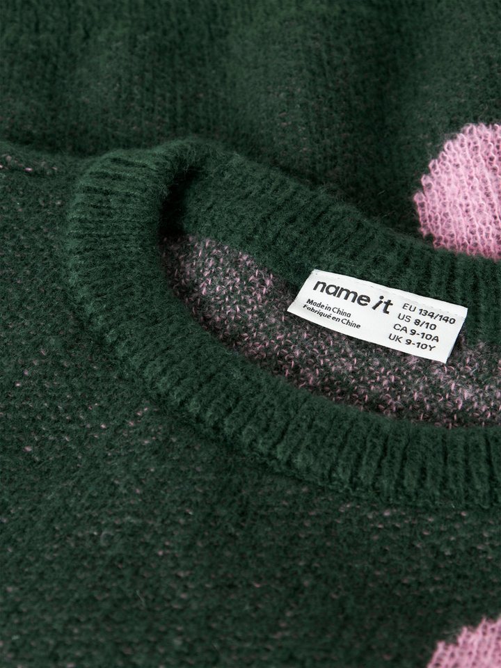 Name It Rundhalspullover NKFOLISA LS KNIT BF Kunstfaser, regular fit – Bild 4 von 4