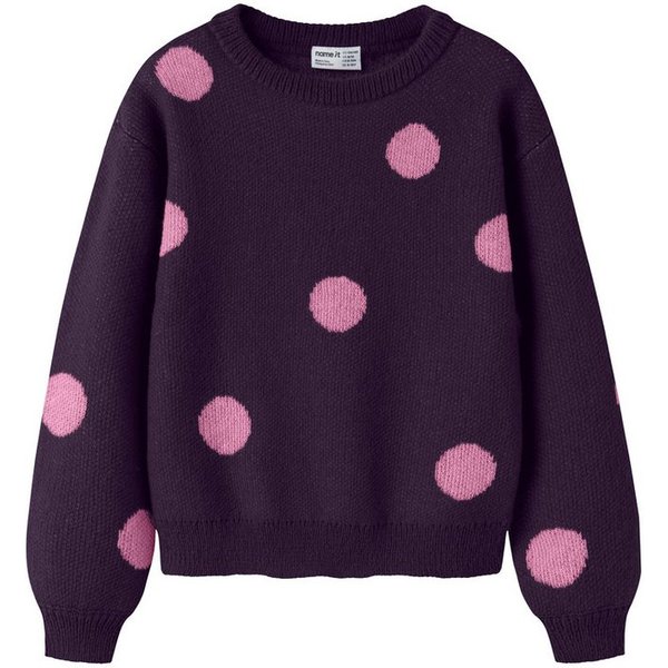 Name It Rundhalspullover NKFOLISA LS KNIT BF Kunstfaser, regular fit