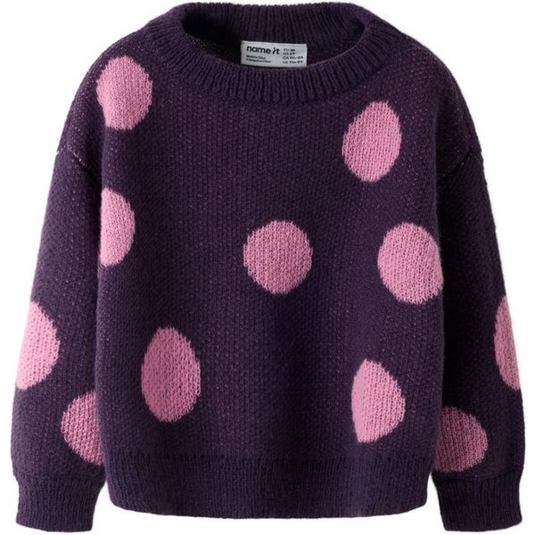 Name It Rundhalspullover NMFOLISA LS KNIT BF Kunstfaser, regular fit