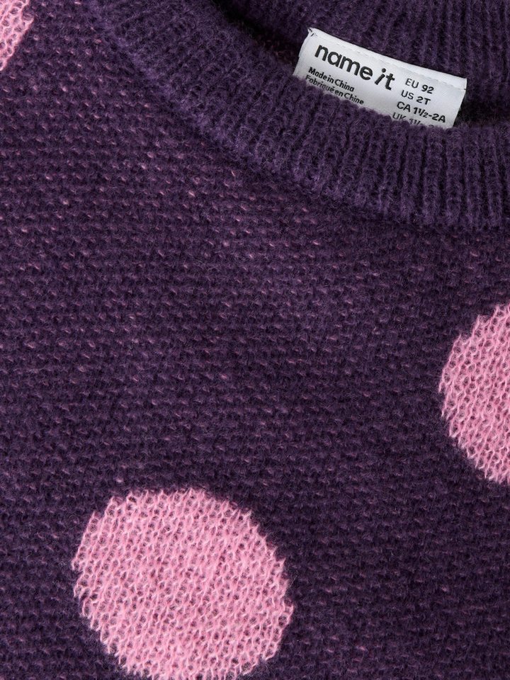 Name It Rundhalspullover NMFOLISA LS KNIT BF Kunstfaser, regular fit – Bild 4 von 4