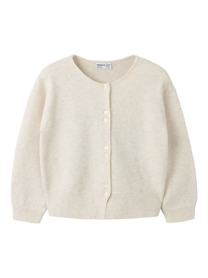 Name It Strickjacke NKFLEMINA LS CARDIGAN Materialmix, regular fit – Bild 2 von 4