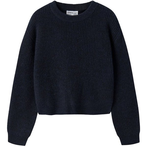 Name It Strickpullover NKFHOLLY LS BOXY SHORT KNIT NOOS