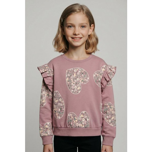 Name It Sweatshirt NMFKIWILE LS NREG SWEAT UNB Baumwollmischung, regular fit