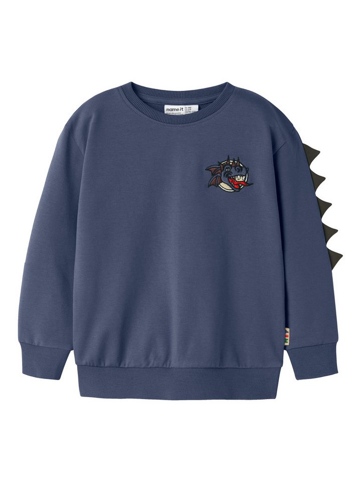 Name It Sweatshirt NMMKETIL LS NREG SWEAT UNB Baumwollmischung, regular fit – Bild 2 von 2