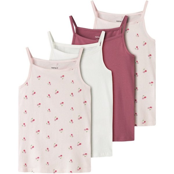 Name It Unterhemd (4-St) Nkfstrap Top 4P Aop