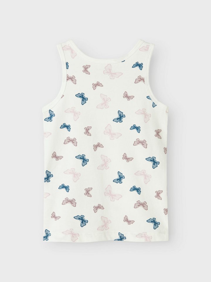 Name It Unterhemd Mädchen NMFTANK TOP 2P JET STREAM BUTTERFLY NOOS (Packung, 2er-Pack) – Bild 4 von 5