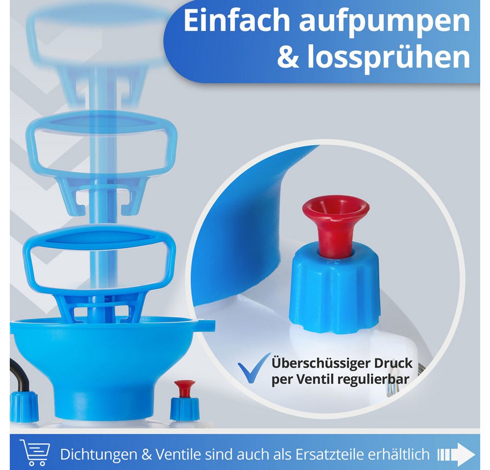 Nanoprotect Drucksprühgerät Drucksprüher - 3 Liter - Pumpsprüher – Bild 5 von 5