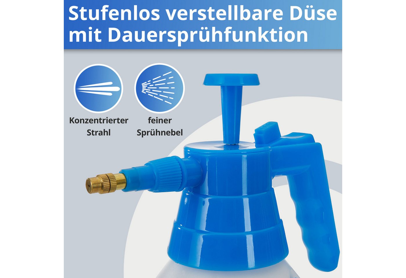 Nanoprotect Sprühflasche Handsprüher - 1,5 Liter - Drucksprüher – Bild 4 von 5