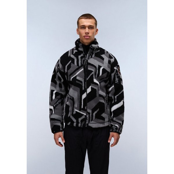 Napapijri Fleecepullover T-FIEMME mit hohem Stehkragen, wärmendes und atmungsaktives Polyester