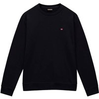 NAPAPIJRI Herren Sweatshirt - BALIS CREW SUM, Baumwolle, ungefüttert, Regular Fit, Größe M in Schwarz