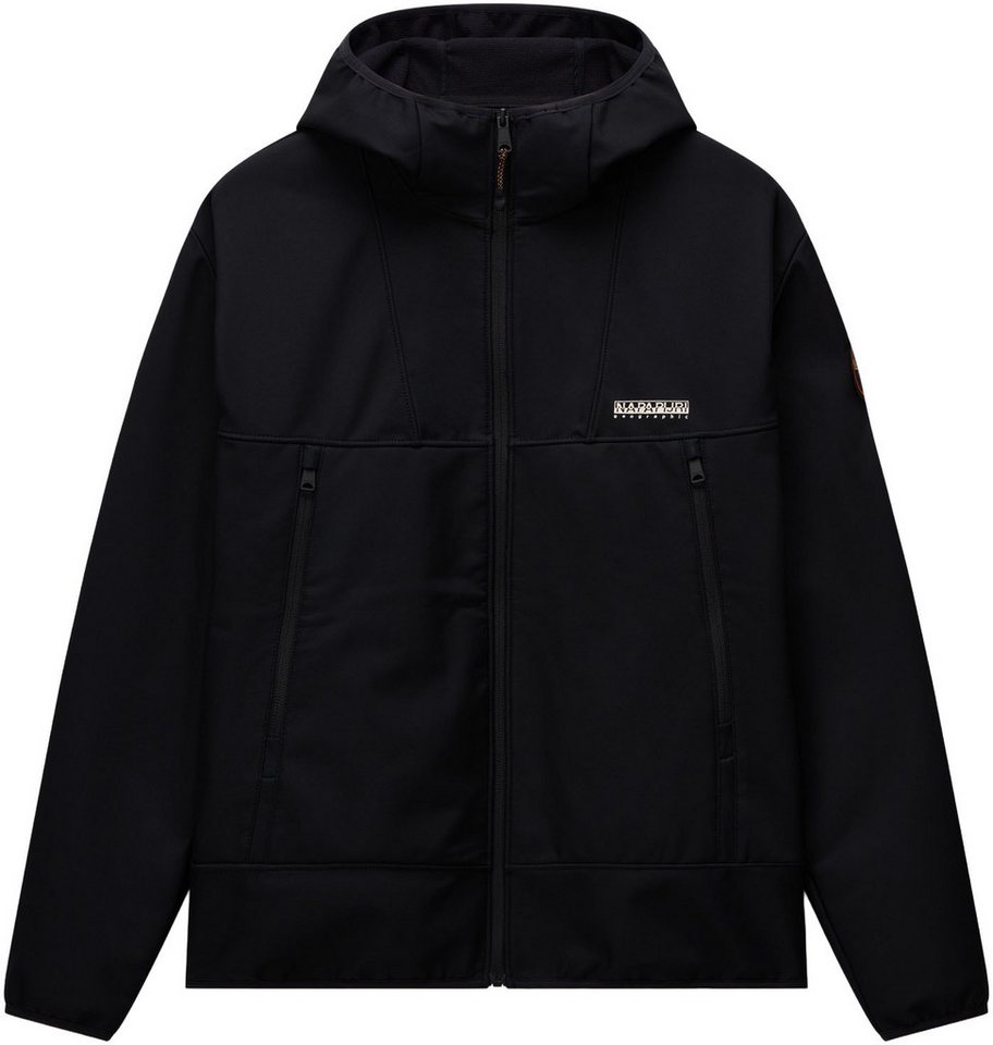 Napapijri Softshelljacke BIOIS mit Kapuze, normale Passform – Bild 2 von 4