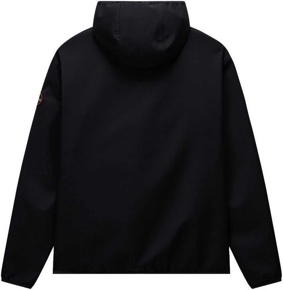 Napapijri Softshelljacke BIOIS mit Kapuze, normale Passform – Bild 3 von 4
