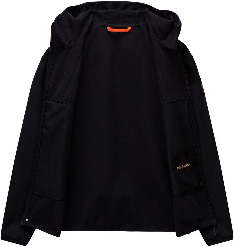 Napapijri Softshelljacke BIOIS mit Kapuze, normale Passform – Bild 4 von 4