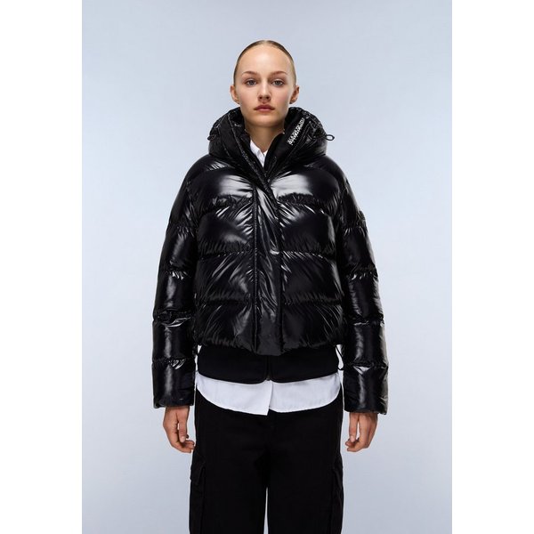 Napapijri Steppjacke unifarbenes Design, aus Polyamid und Polyurethan, mit Polyesterfutter