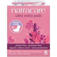 natracare Damenbinden ultra extra, lang, 8 Stück