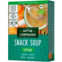 Natur Compagnie Bio-Gemüsecremesuppe 'Snack Soup', Gemüse, 3 x 18 g