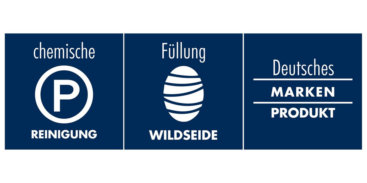 Irisette Naturfaserbettdecke Sommersteppbett Irisette Wildseide, Füllung: 100% Wildseide, Bezug: 100% Baumwolle, luftig und leicht – Bild 2 von 5