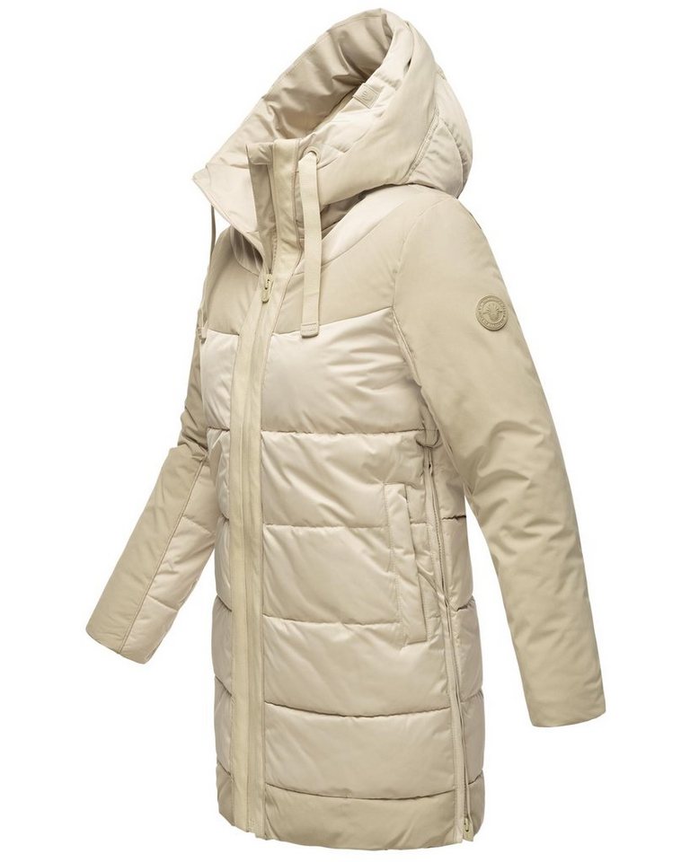 Navahoo Steppjacke Samtkätzchen Modischer, gesteppter Damen Winter Kurzmantel – Bild 2 von 5