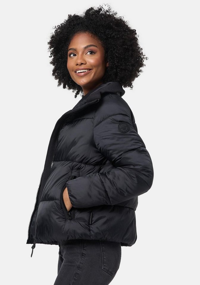 Navahoo Steppjacke Sternschnüppchen Gesteppte Damen Winterjacke in Metallic-Optik – Bild 2 von 5