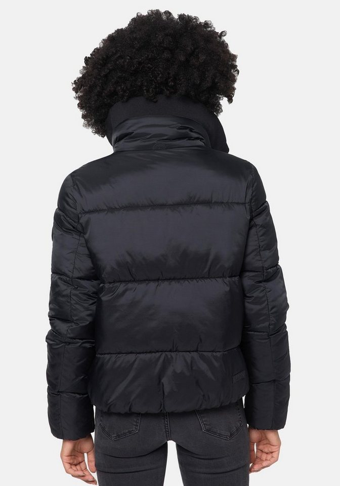 Navahoo Steppjacke Sternschnüppchen Gesteppte Damen Winterjacke in Metallic-Optik – Bild 3 von 5
