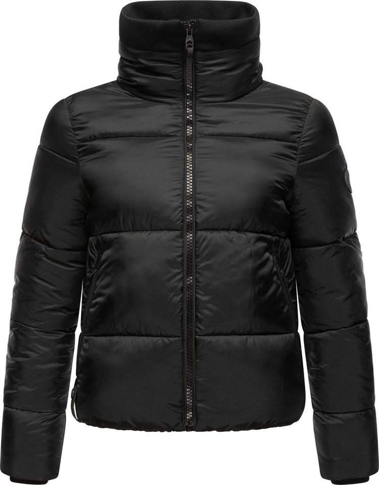 Navahoo Steppjacke Sternschnüppchen Gesteppte Damen Winterjacke in Metallic-Optik – Bild 5 von 5