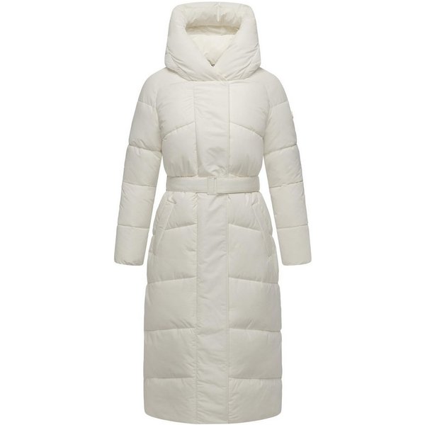 Navahoo Steppmantel Eisblick 14 Gesteppter Damen Mantel mit Taillengürtel