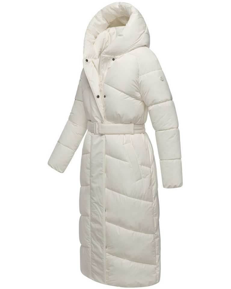 Navahoo Steppmantel Eisblick 14 Gesteppter Damen Mantel mit Taillengürtel – Bild 2 von 5