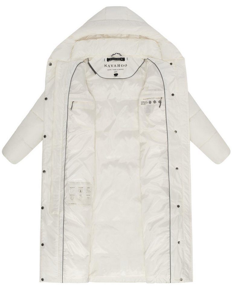 Navahoo Steppmantel Eisblick 14 Gesteppter Damen Mantel mit Taillengürtel – Bild 5 von 5