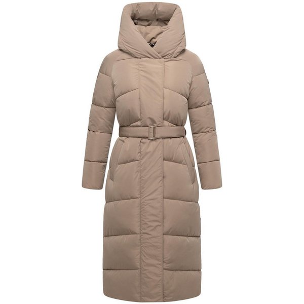 Navahoo Steppmantel Eisblick 14 Gesteppter Damen Mantel mit Taillengürtel