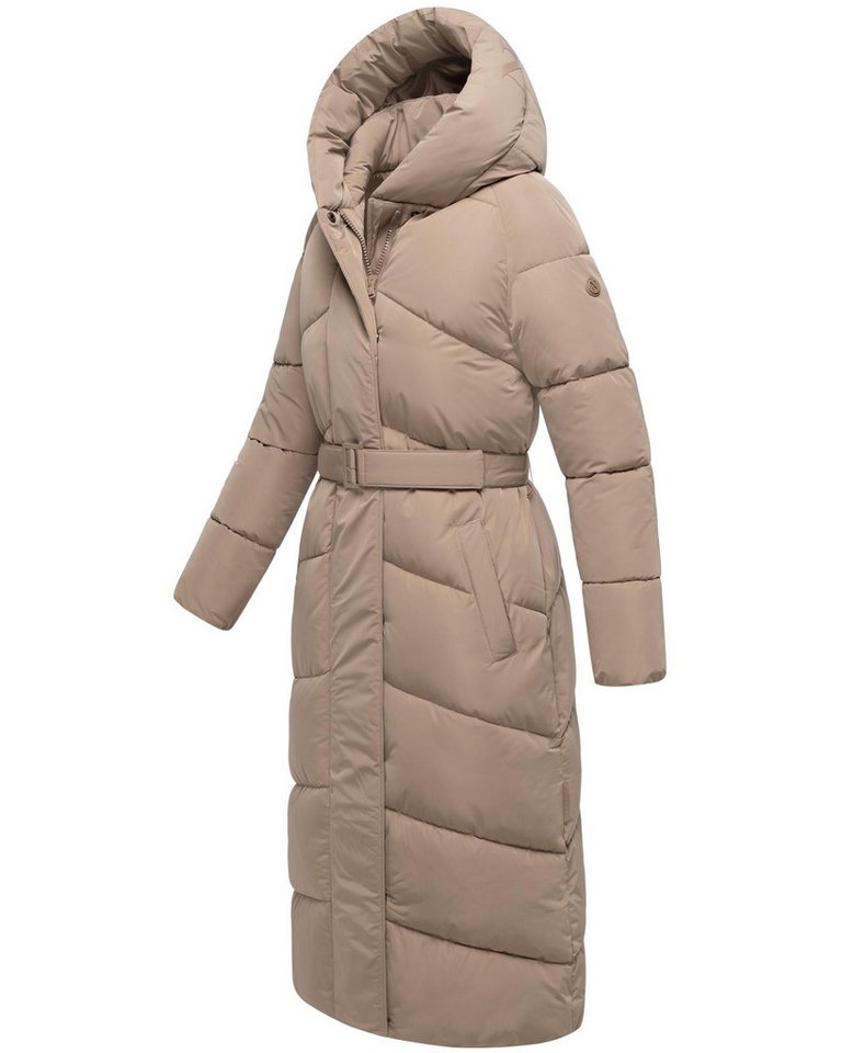 Navahoo Steppmantel Eisblick 14 Gesteppter Damen Mantel mit Taillengürtel – Bild 2 von 5